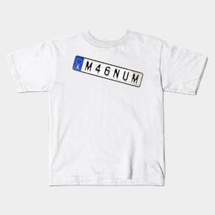 Magnum - License Plate Kids T-Shirt